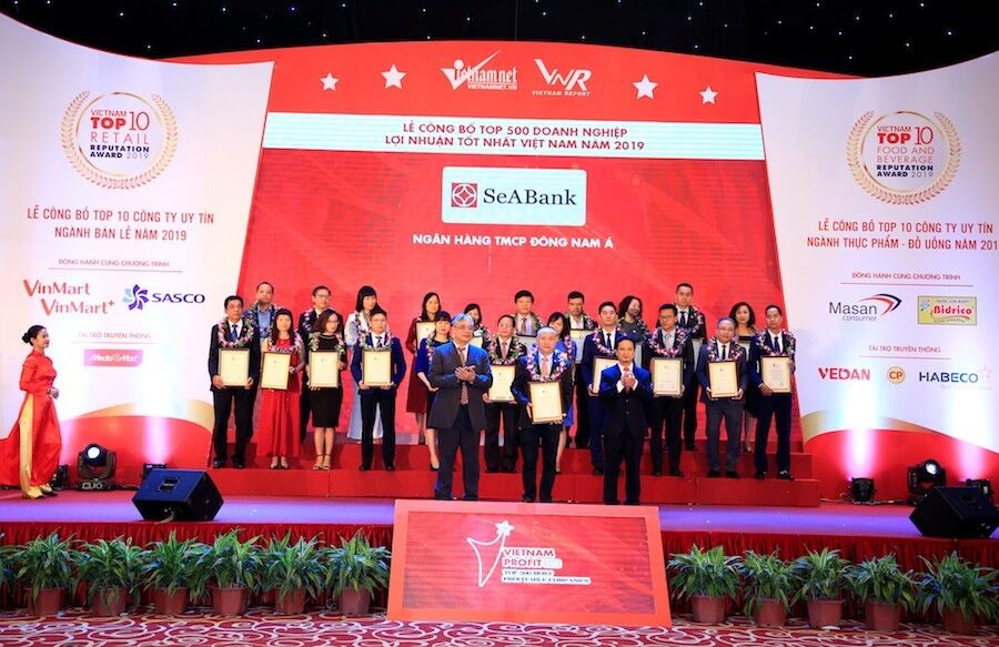 SeABank xếp hạng 70/500 doanh nghiệp tư nhân có lợi nhuận tốt nhất Việt Nam