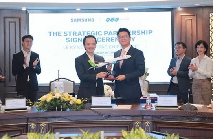 Tập đoàn FLC hợp tác chiến lược toàn diện với Samsung Vina