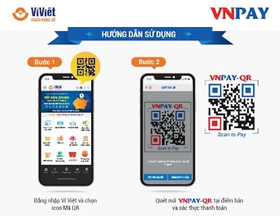 Ví Việt bổ sung tính năng quét mã QR khi thanh toán