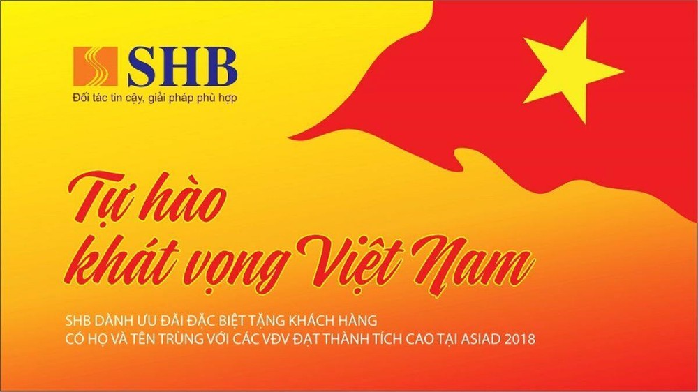SHB đồng hành cùng đoàn thể thao Việt Nam tại ASIAD 2018