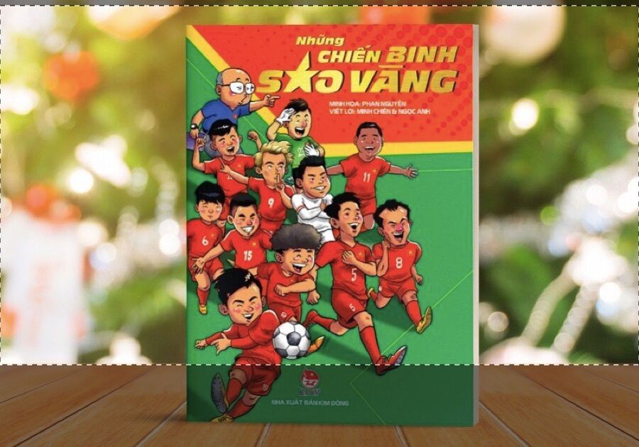 Đội tuyển bóng đá Việt Nam được "lên sách" của NXB Kim Đồng