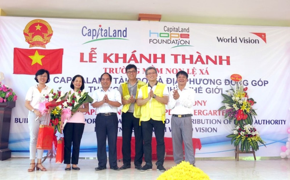CapitaLand khánh thành Trường mầm non Lệ Xá CapitaLand Hope tại Hưng Yên