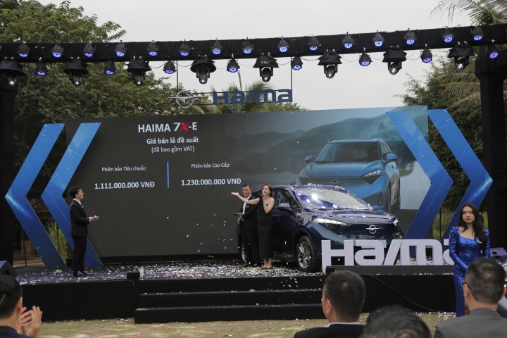 Haima 7X-E: Chiếc MPV 7 chỗ thuần điện đầu tiên ra mắt thị trường Việt, giá từ 1,111 tỷ đồng