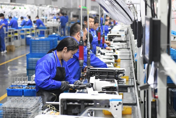 Chỉ số PMI trong hoạt động sản xuất của Trung Quốc tiếp tục nằm dưới mức 50 điểm