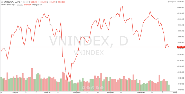 VN-Index giữ vững ngưỡng hỗ trợ 1.219 điểm, nhà đầu tư không nên hoảng loạn bán ra