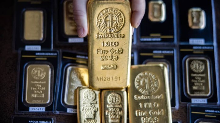 Giá vàng thế giới giảm xuống mức thấp nhất trong tuần